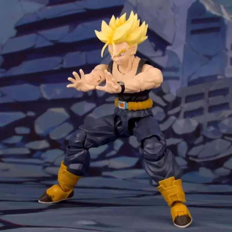 Demoniacal Fit Trunks Dragon Ball Trunks Actionfigur SHF The Coming One Free The Future Anime-Figur Sammlerstück Spielzeug Geschenke