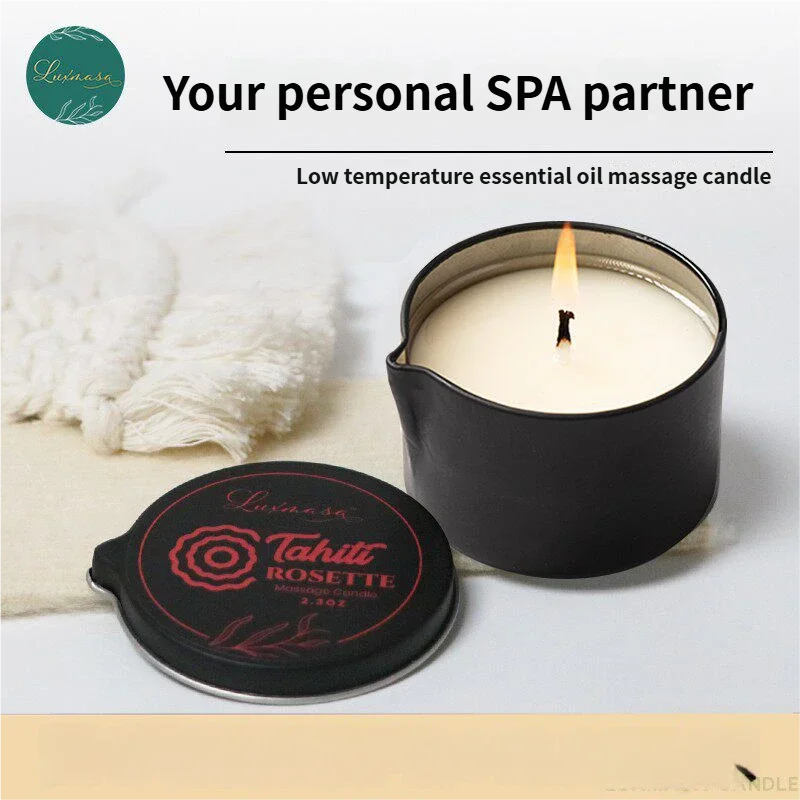 Massage Candle Melting - เทียนนวดน้ำมันถั่วเหลือง 40 องศาเซลเซียส ละลายต่ำ ใช้กับน้ำมันหอมระเหย สำหรับสปา