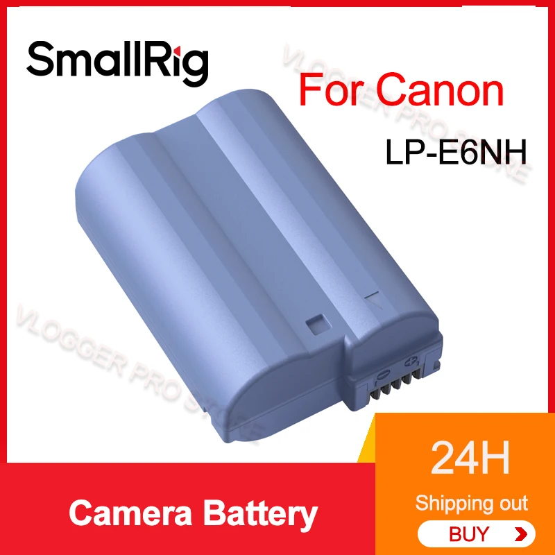 Smallrig LP-E6NH USB-C Rechargeable Camera Battery Fast Charging 2400mAh 7.2V Premium Battery Cell  For Canon EOS R6 5DS 5D R7