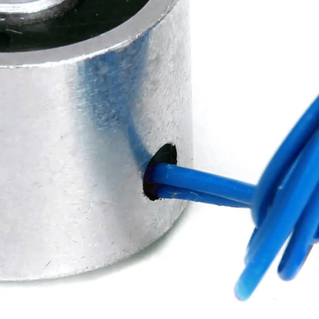 Lifting Holding Electromagnet 25N Force Reliable Solenoid Magnet Chrome for Assembly Line Mechanical Arm Use