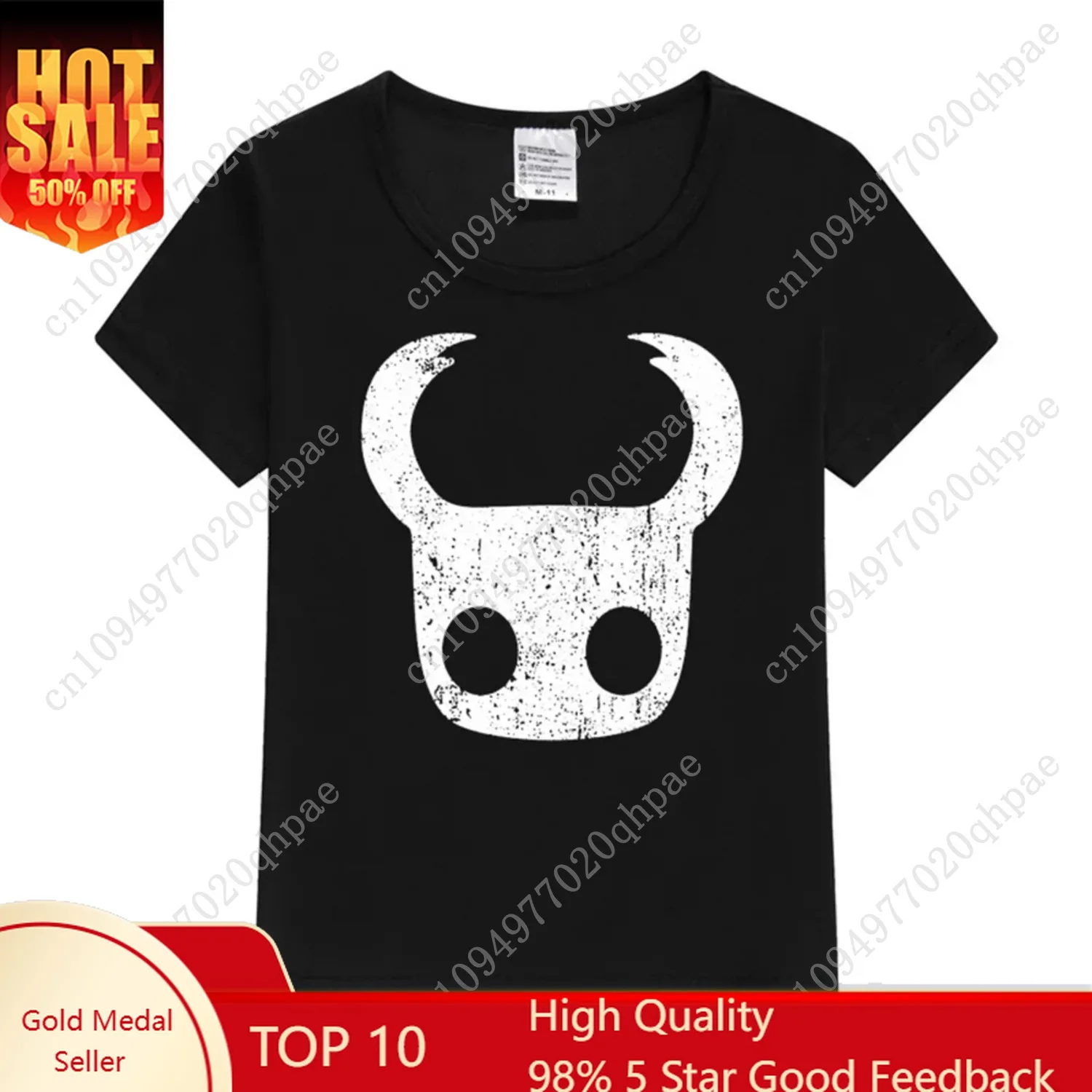 

Hollow Knight Kids T-Shirt Children Kawaii T Shirt Anime Cartoons Children Casual Clothes Tee Shirt Kid Girl Boy Fashion Y2K Top