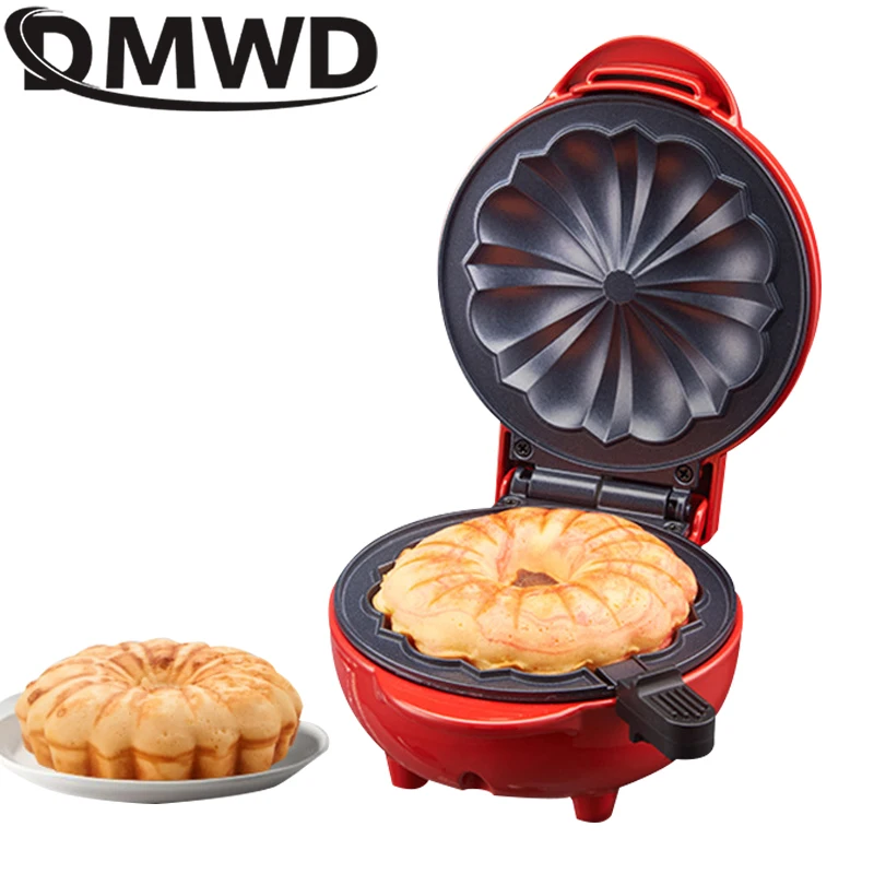 

DMWD Electric Cake Maker Mini Waffles Bowl Breakfast Machine Non-Stick Cupcake Muffin Oven Pumpkin Pie Molds Egg Cake 110V/220V