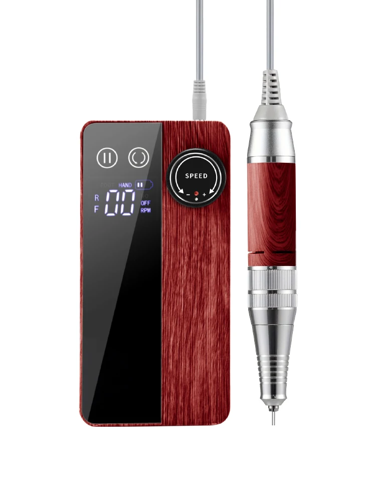 New Professional Brushless Portable Electric Nail Drill Machine 35000rpm Rechargeable Custom Brushless Nail Art Drill Machine