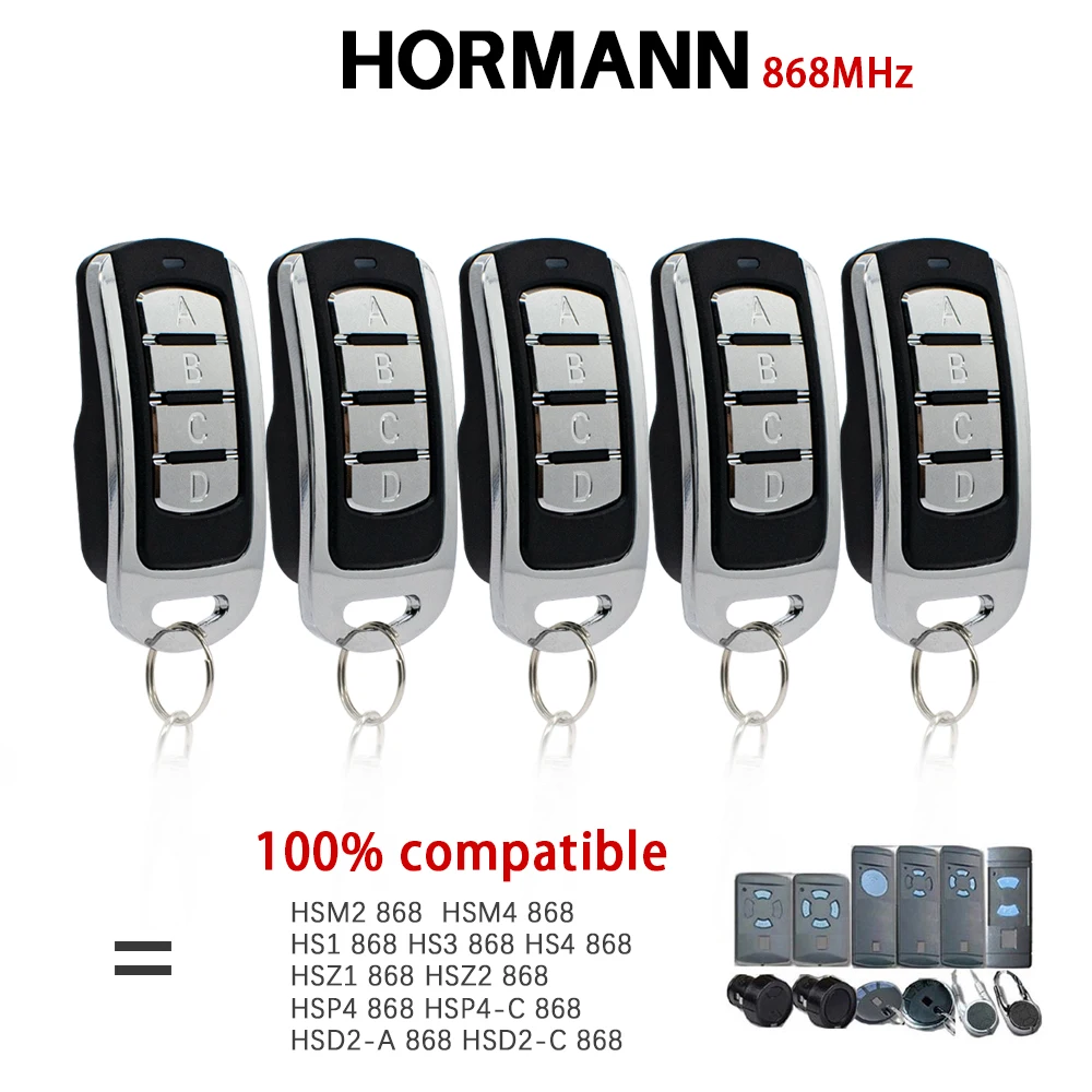 

1-5 шт. для 868,35 МГц HORMANN HSM2 HSM4 868 МГц гаражные ворота пульт дистанционного управления ручной передатчик