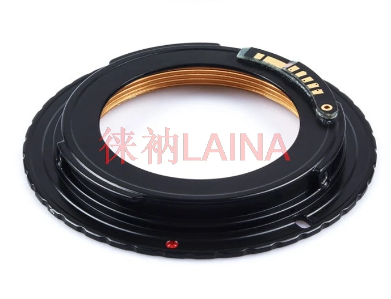 Electronic Chip Adapter Ring Electronic Focus Accuracy Flexible 3 AF Confirm Copper M42-EOS Camera Replacement Mount