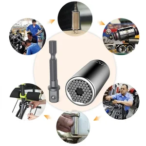 Universal Drehmomentschlüssel, Elektrobohrer, Drehkreuzbuchse, Magic Key, Multi-Manual-Werkzeuge, 7-19 mm, Kopfbaugruppe, Sockelhülle Hauptverkaufshalterschlüssel - №5