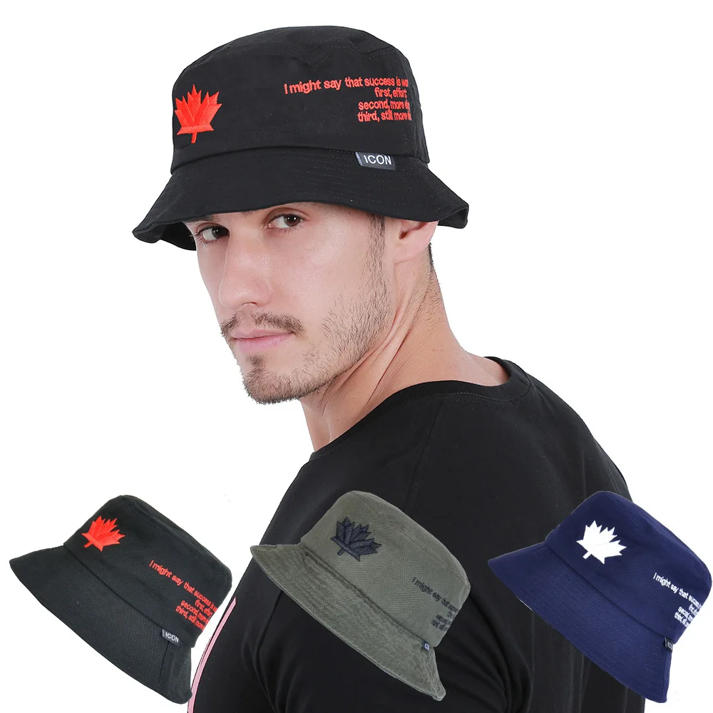 Sombrero de cubo de algodón 100% para hombre y mujer, gorra de viaje de estilo coreano Kpop, protección solar para playa y exteriores