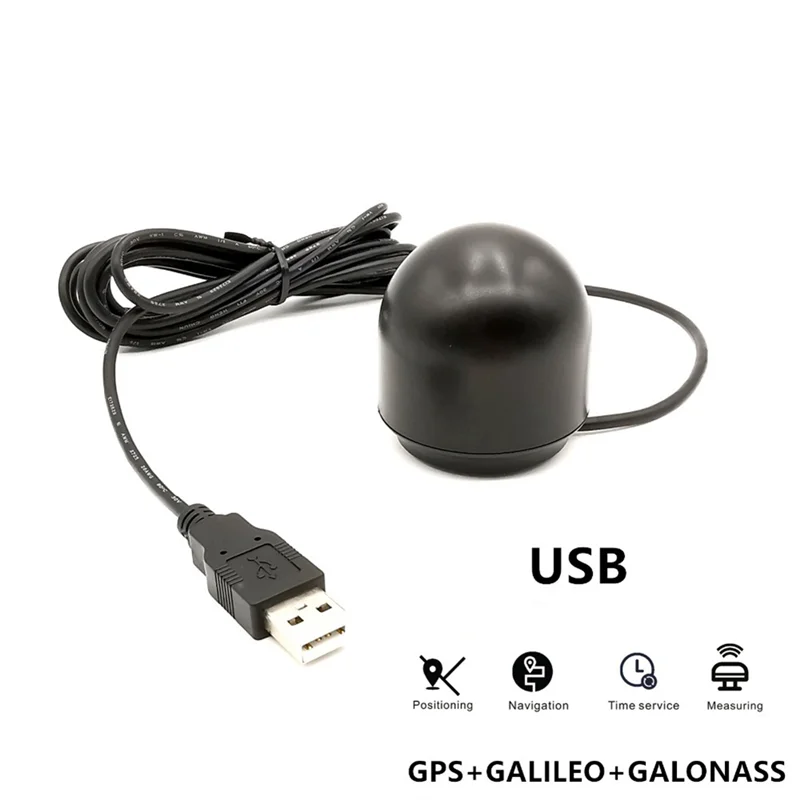 GNSS GLONASS GALILEO Receiver Antenna Module USB Output USB GPS Receiver G-Mouse,Better Than BU-353S4 TOPGNSS Module