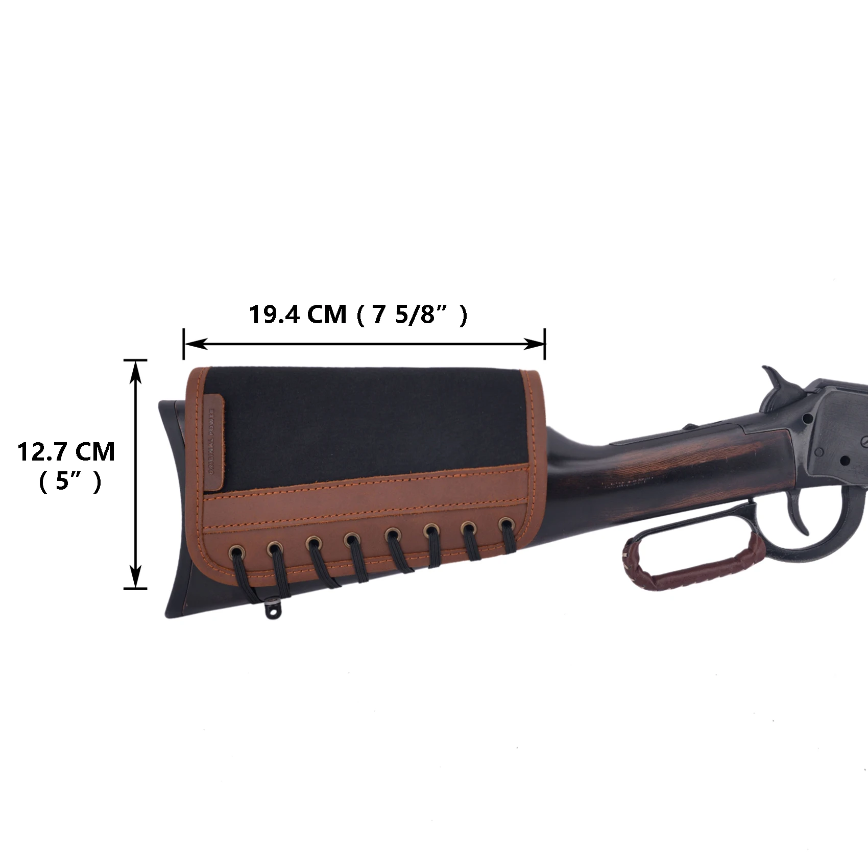 Hunting Rifle Gun Buttstock Leather Shotgun Cheek Rest Shoulder Pad 3pcs Adjustable EVA Foam Gun Accessories for Shooting