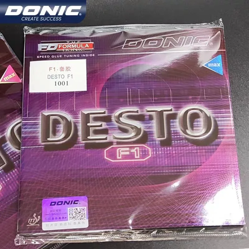 Autêntico DONIC astringente raquete de tênis de mesa cola reversa F1/engrenagem/mais adesivo de cor interna importado
