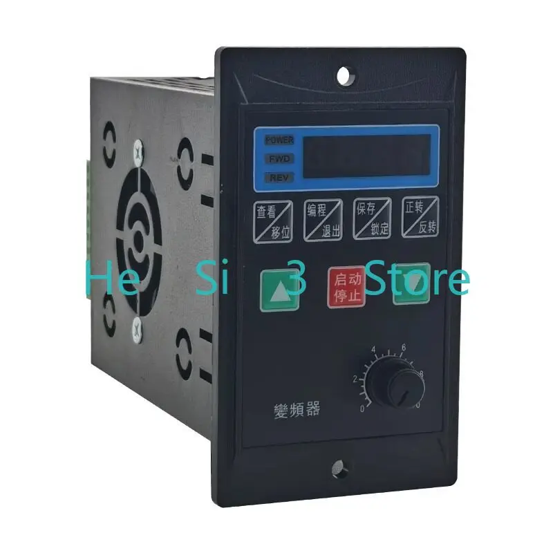 US Small Vector Inverter 220V Motor Universal Speed Control Switch 200W 400W 750W Frequency Control Controller