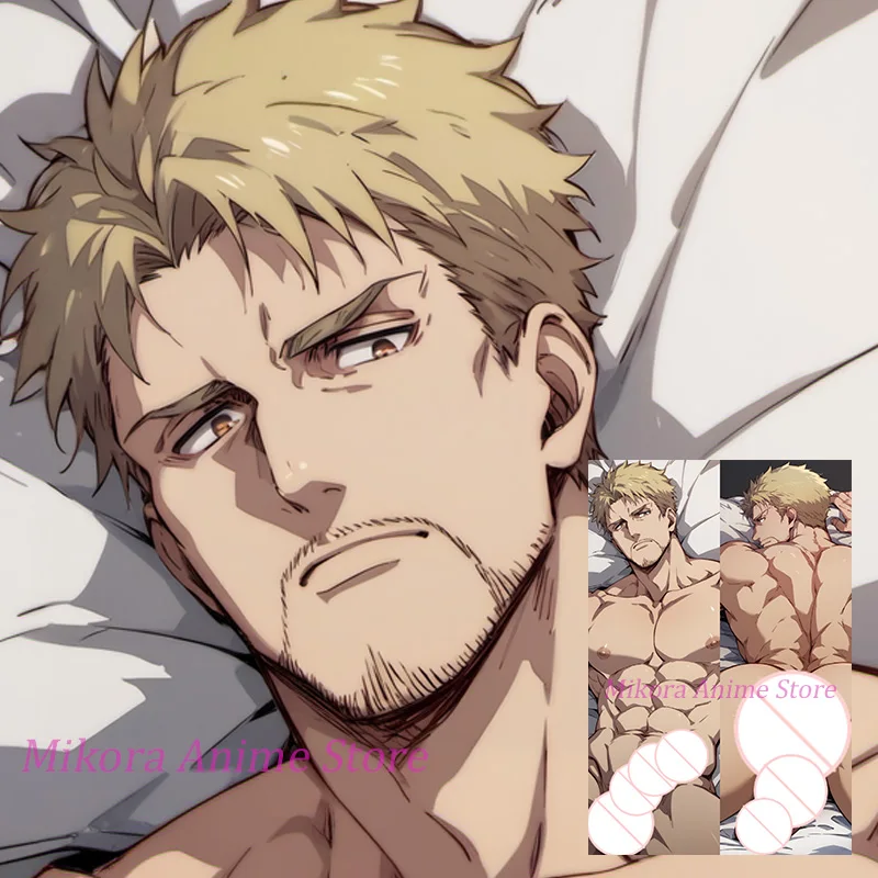 

Dakimakura Reiner Braun Futa Anime Double-Sided Print Body Pillow Cover Life-Size Pillowcase Gifts