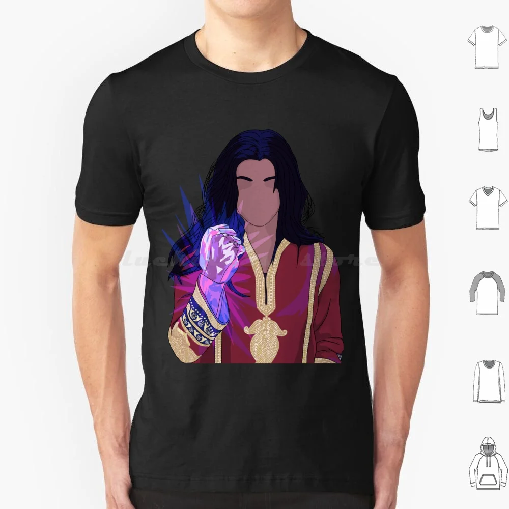 Khan Sticker T Shirt Cotton Men Women DIY Print America Chavez Young Kate Bishop Comics America Chavez Hawkeye Superheroes