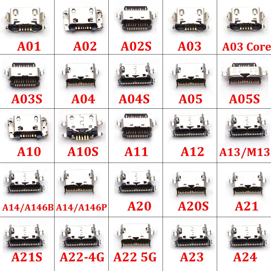 USB Charger Charging Port Dock Connector For Samsung A01 A02 A02s A03s A03 core A04 A05 A05s A10 A10s A11 A12 A20 A21s A20s A21