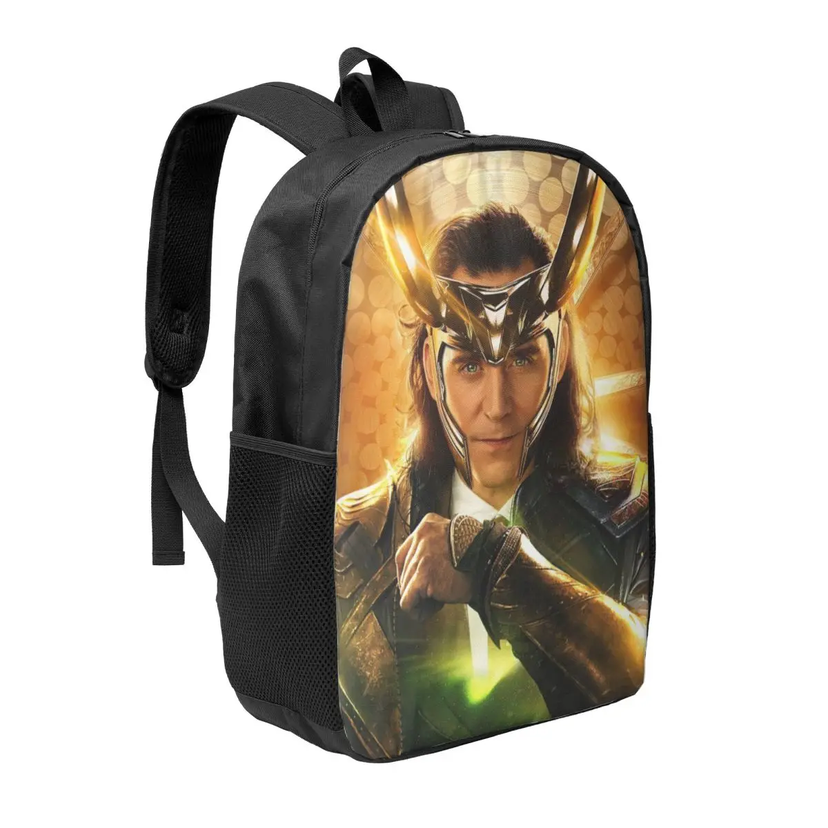 Marvel Loki Basic 17-Inch School Backpack - Minimalist and Stylish Backpack for Teens and Young Adults