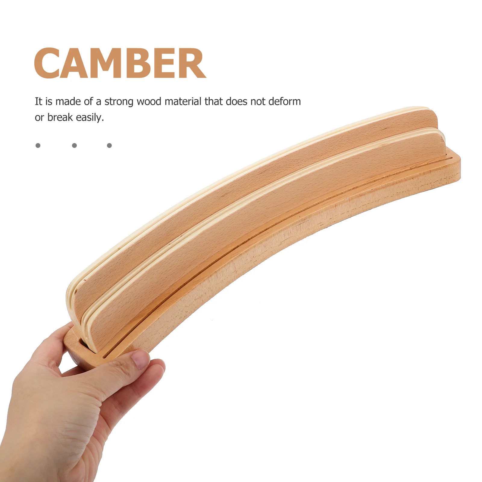 حامل لعب خشبي، تصميم منحني قوي لمنظم طاولة البطاقات، حامل عرض الصور، قاعدة لوحة صينية البطاقات #5