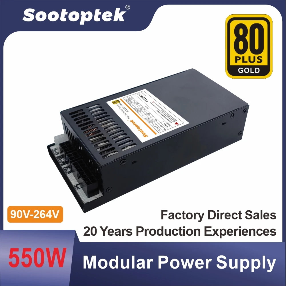 

550W moduler Flex 1u 90V-264V ATX mini switching pc power supply for server psu with 4cm cooling fan 110v