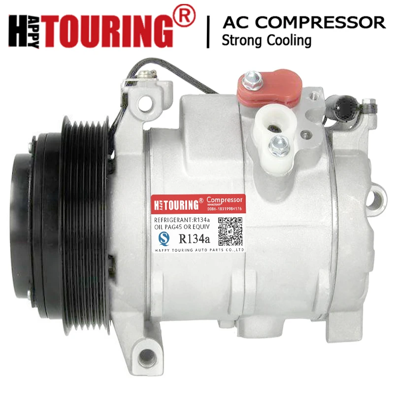 

10S17C AC A/C Compressor for Jeep Grand Cherokee 2.7 CRD 55116839AA 447220-4840 447180-4620 4472204840 4471804620