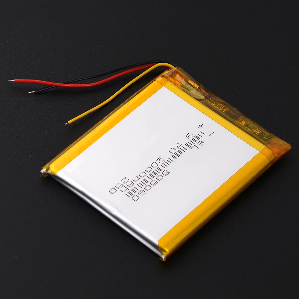 505060 3.7v 2000mAh Rechargeable Lithium Li-ion Polymer Battery for Power Bank  disk 055060