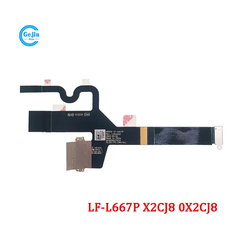 

New Original Laptop LCD FPC OLED EDP Cable for Dell XPS 15 9520 9530 Precision 5570 HDO51 LF-L667P X2CJ8 0X2CJ8