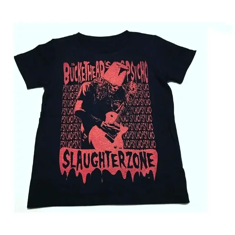 Vtg Buckethead Star Live In Concert Cotton Black S 5Xl T Shirt Ag288