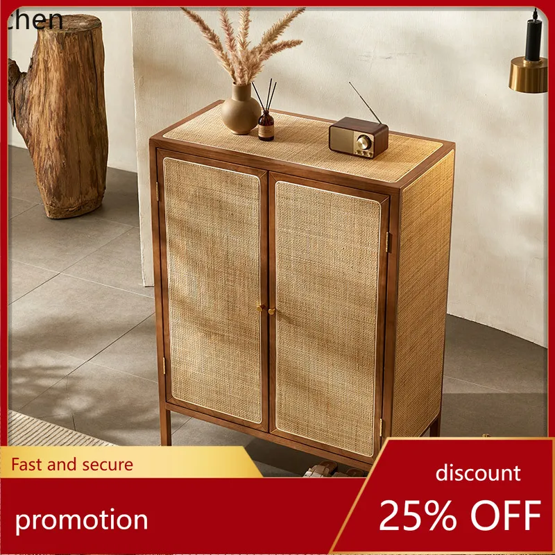 

HT Storage Cabinet Simple Modern Solid Wood Sideboard for Dining Room, Homestay, Hotel, Home Entrance Storage Cabinet
