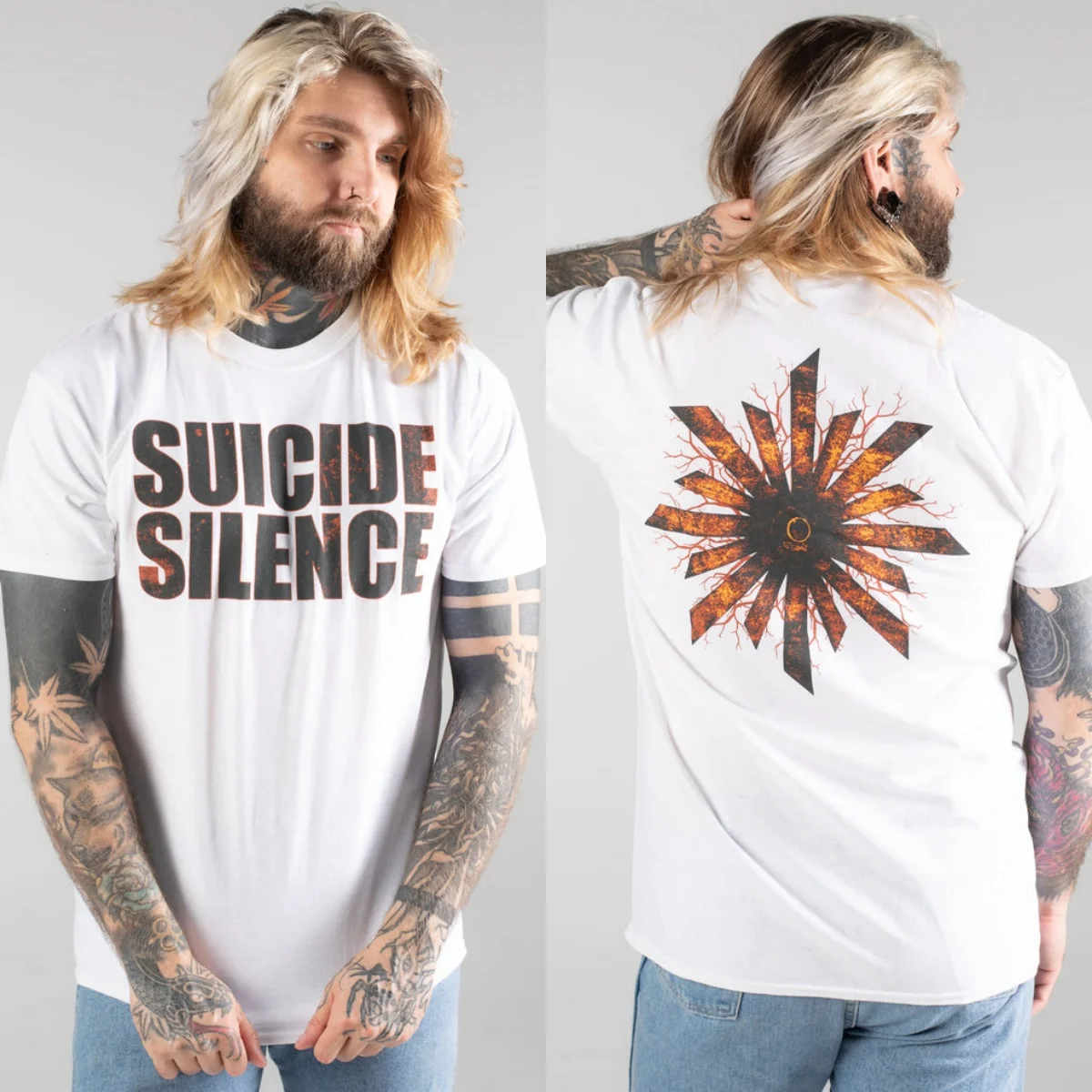 Top Suicide Silence Graphic Cotton T-shirt Unisex Summer Short Sleeve Fashion Brand Tee Luxury Casual Vintage Tees