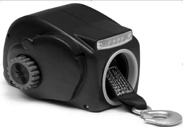 

4536 kg pull 12V yacht electric trailer winch with wire rope, suitable for boats up to 7.3 meters