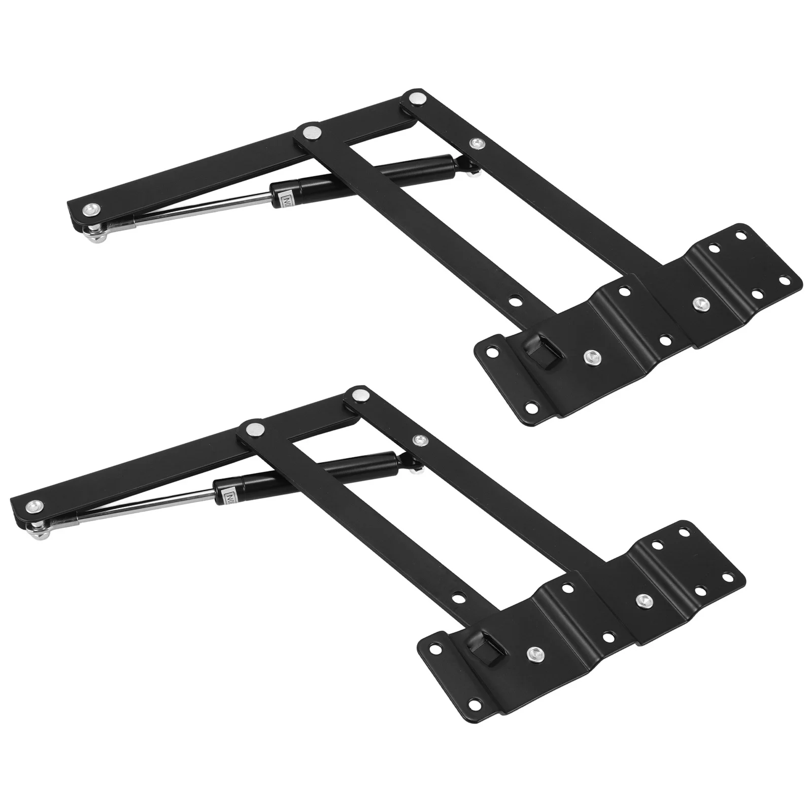 2pcs Gas Spring Lift Support Desk Mechanism Hardware Folding Table Bracket For Home Office Coffee Table Cabinet Storage Box - Image 3