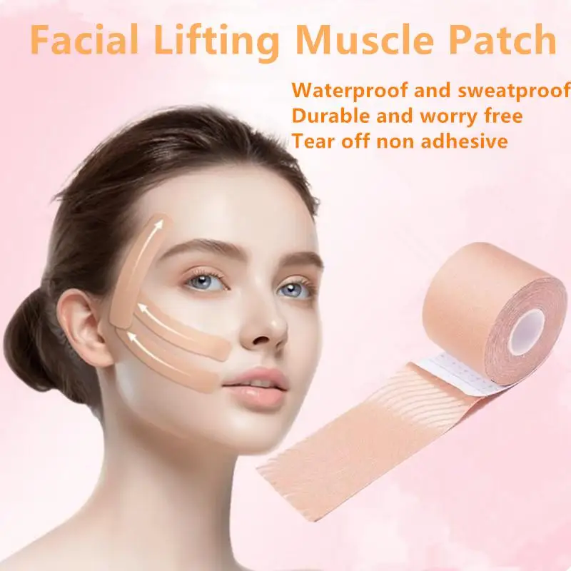 Face And Neck Wrinkle Removal Tape Smooth Multipurpose High Elasticity Face Sticker For Forehead Neck Lips Chin Care Tool