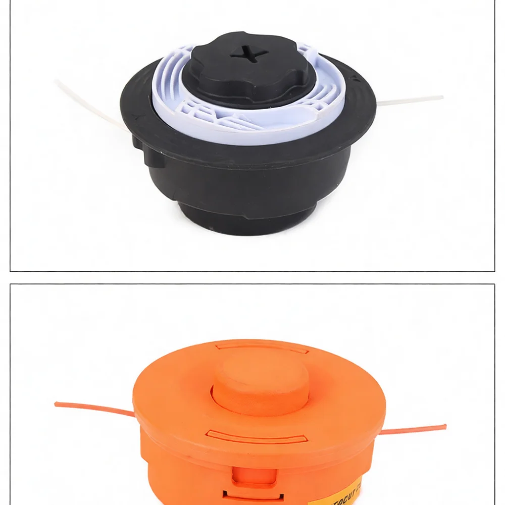 Universal Grass Mower Trimmer Head Spare Parts Accessory Fits C3 2 C46 2 40 2 Durable Nylon Cord Trimming System