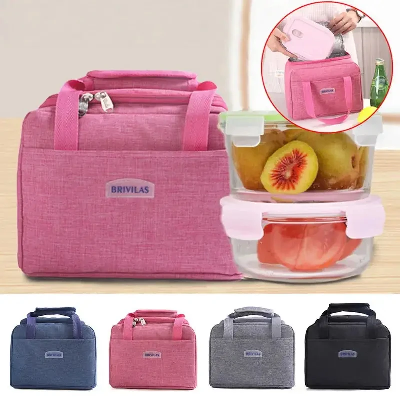 Large-capacity Waterproof Portable Lunch Bag Cationic Large Thermal Insulation Bag Ice Bag Thickened Lunch Box Bag Picnic Bag