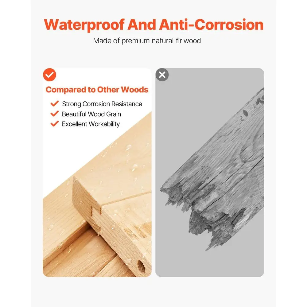 Large Waterproof Outdoor Storage Shed with Metal, Lockable, 58x27x78