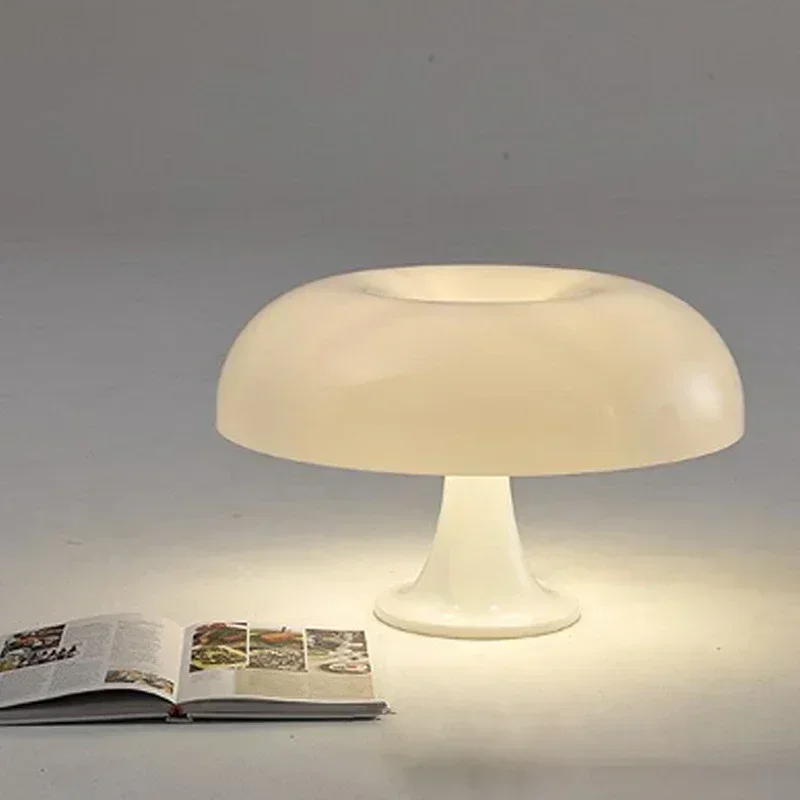 

New Led Mushroom Table Lamp 3-color Dimming for Hotel Bedroom Bedside Living Room Decoration Lighting Modern Minimalist Creative