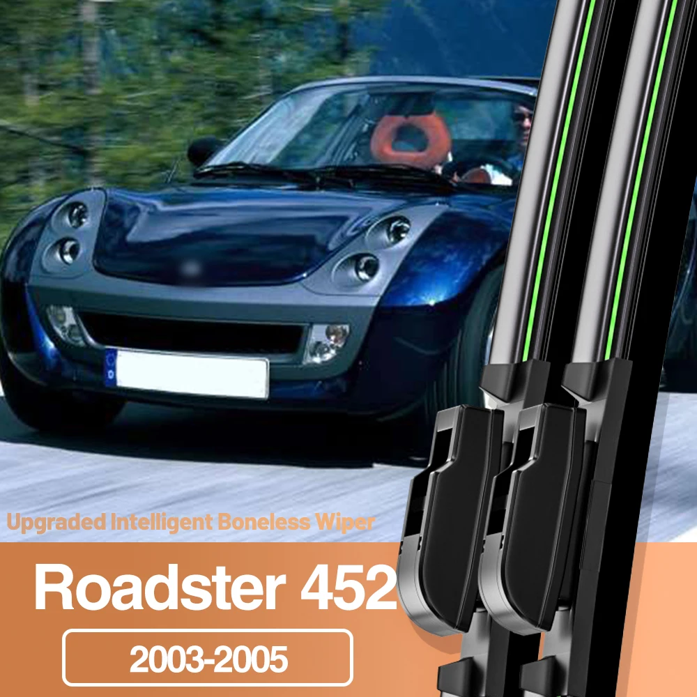 

2pcs For Smart Roadster 452 2003-2005 Front Windshield Wiper Blades Windscreen Window Accessories 2004