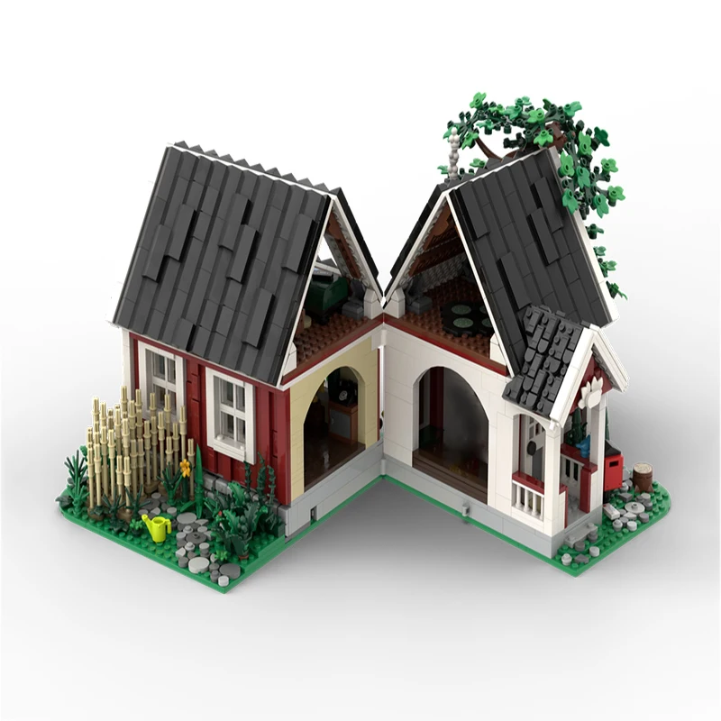 2672 pièces de construction modulaire, série BDP 5, MOC, conception de blocs de construction modulaires personnalisables, technologie de construction modulaire, jouet DIY pour enfants, cadeau de Noël