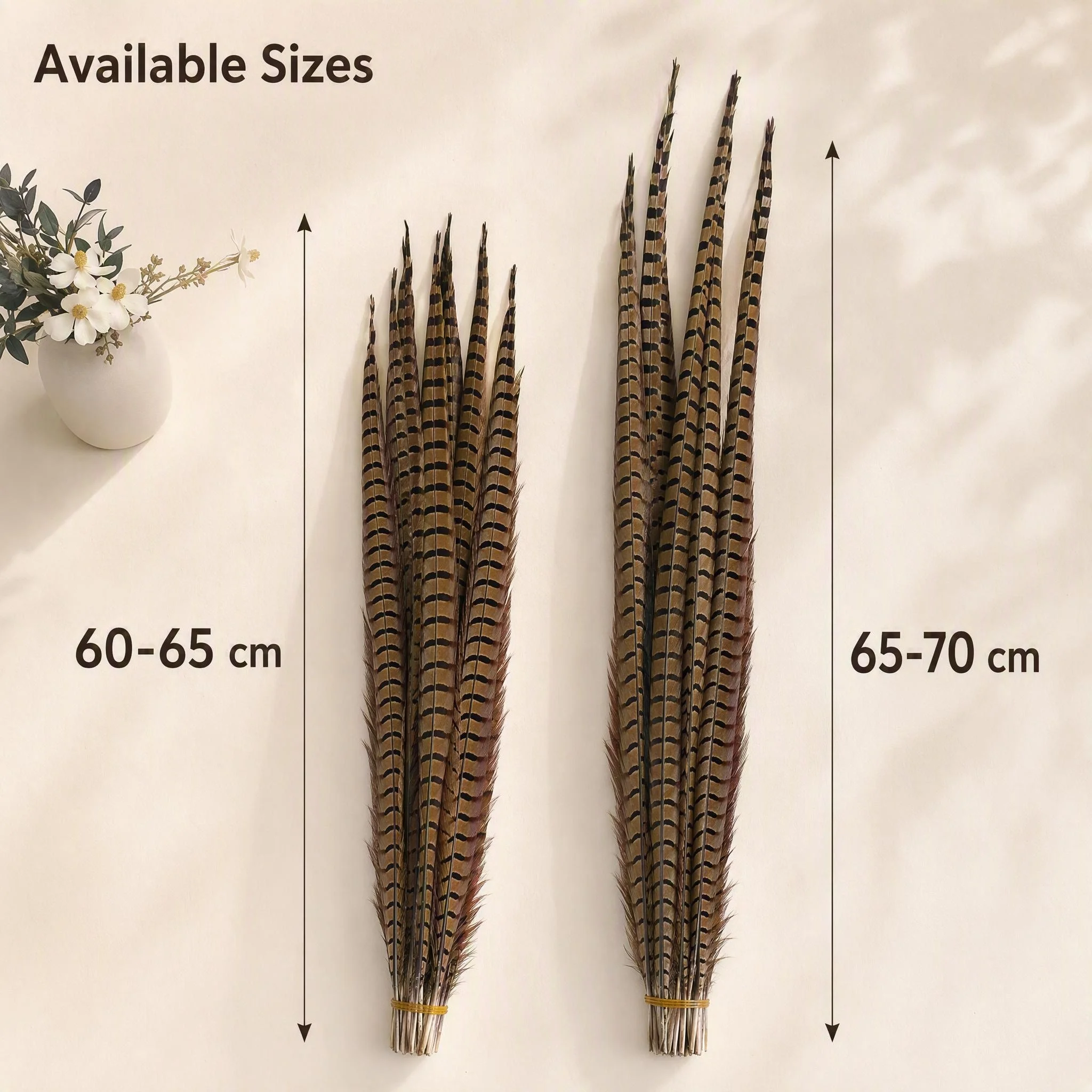 Long Pheasant Tail Feathers 60-65cm 65-70cm Natural Rooster Pheasant Feathers DIY Costume Hat Craft Decoration Accessories