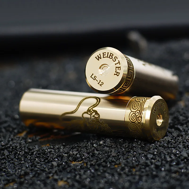 Creative Magnetic Brass Relief Retro Lighter for Men Nostalgic Collection Gift Personalized Ornament