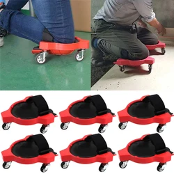 2pcs/Box Knee Sliding Protection Pulley Sliding Knee Pads Tile Floor Tiles Seams Universal Woodworking Wheels Mobile Kneeblades