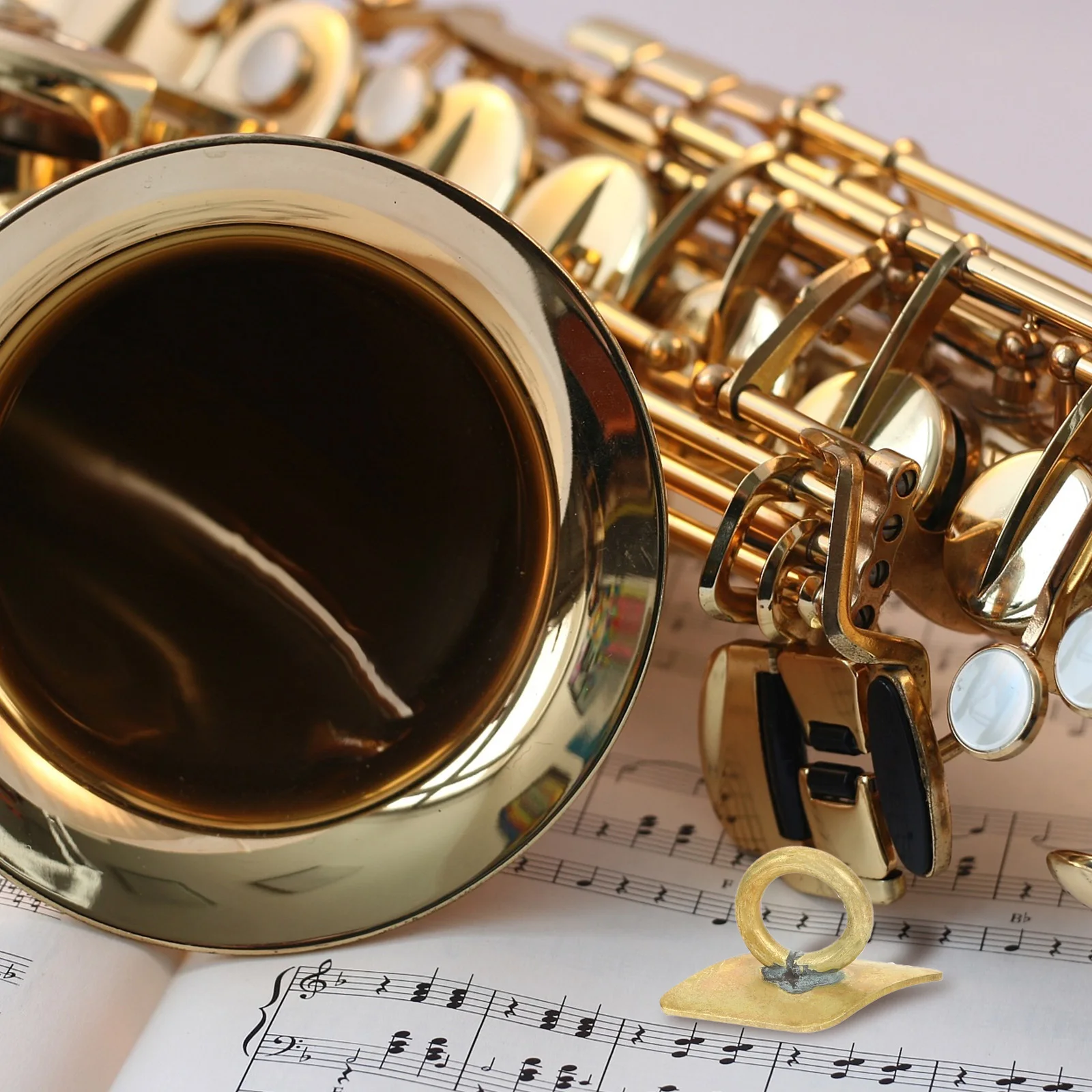 

Saxophone Accessories Durable Copper Buckle Replacement Part for Instruments Lightweight Bass Clarinet Neck Strap Hook Metal