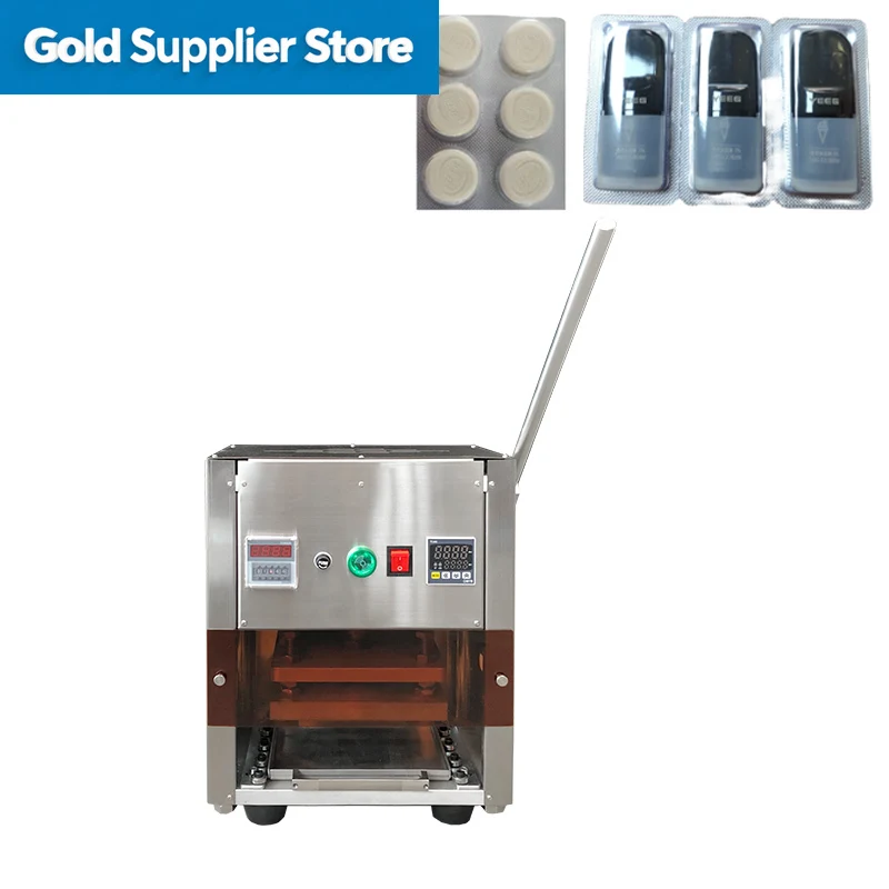 MTBP-180 Small Manual Tablet Blister Packing Machine for Candy , Tool,Chewing Gum