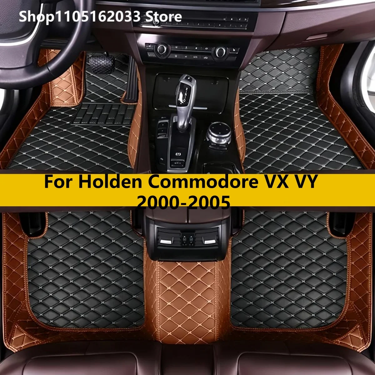 

Custom Car floor Mat Fit For Holden Commodore VX VY 2000 2001 2002 2003 2004 2005Interior Details Accessories Artificial Leather