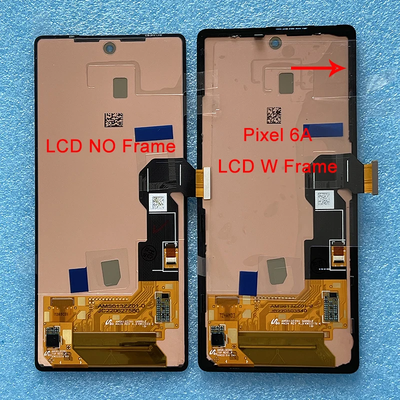 Pantalla LCD Original AMOLED para Google Pixel 6 Pro 6Pro Pixel 6A, digitalizador de Panel táctil para Google 6 Pixel6 GB7N6, Marco LCD