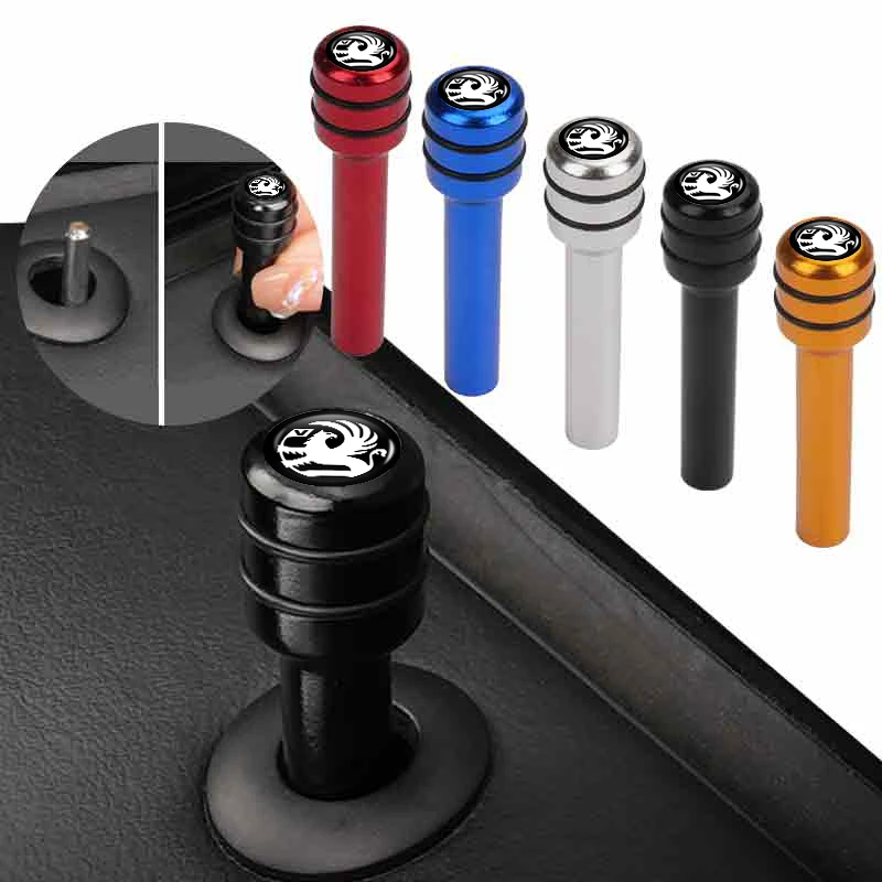 2/4Pcs Car Door Lift Alloy Safety Pin Door Lock Cover Accessories For Vauxhall VXR Astra GTC Tigra Zafira Vectra Signum Meriva C