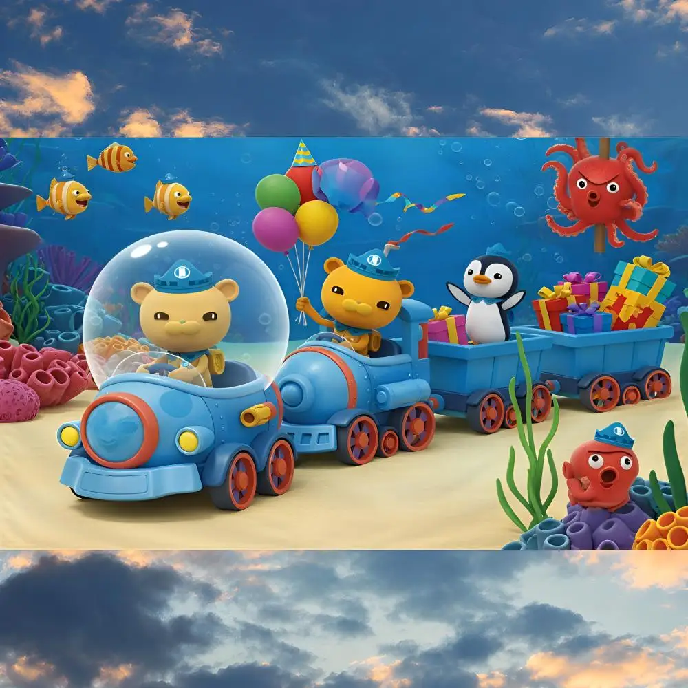 Cartoon Octonauts Barnacles Kwazii Peso Flags Banner Wall Hanging Decor Personality For Party Bedroom Outdoor Hogar Bedside