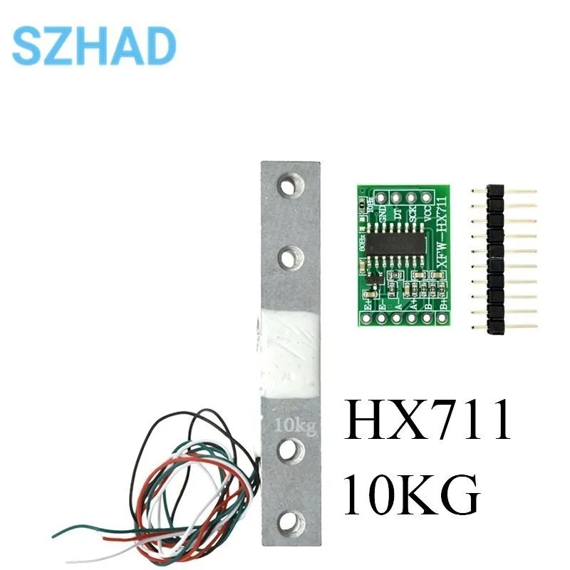 Load Cell 1KG 2KG 5KG 10KG 20KG HX711 AD Module Weight Sensor Electronic Scale Aluminum Alloy Weighing Pressure Sensor YZC-133