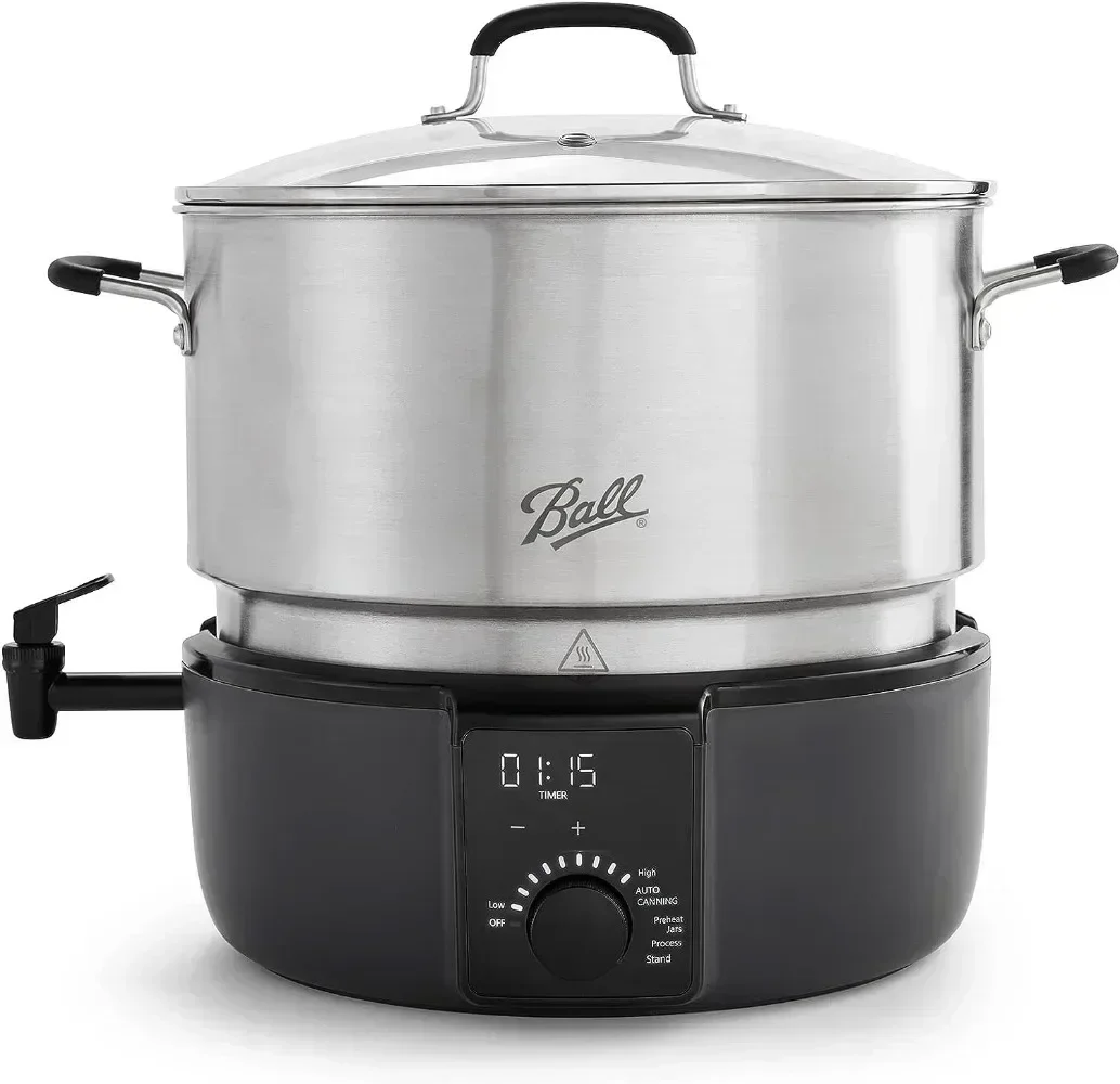 

EasyCanner Electric Water Bath Canner, 21 quart, Silver USA