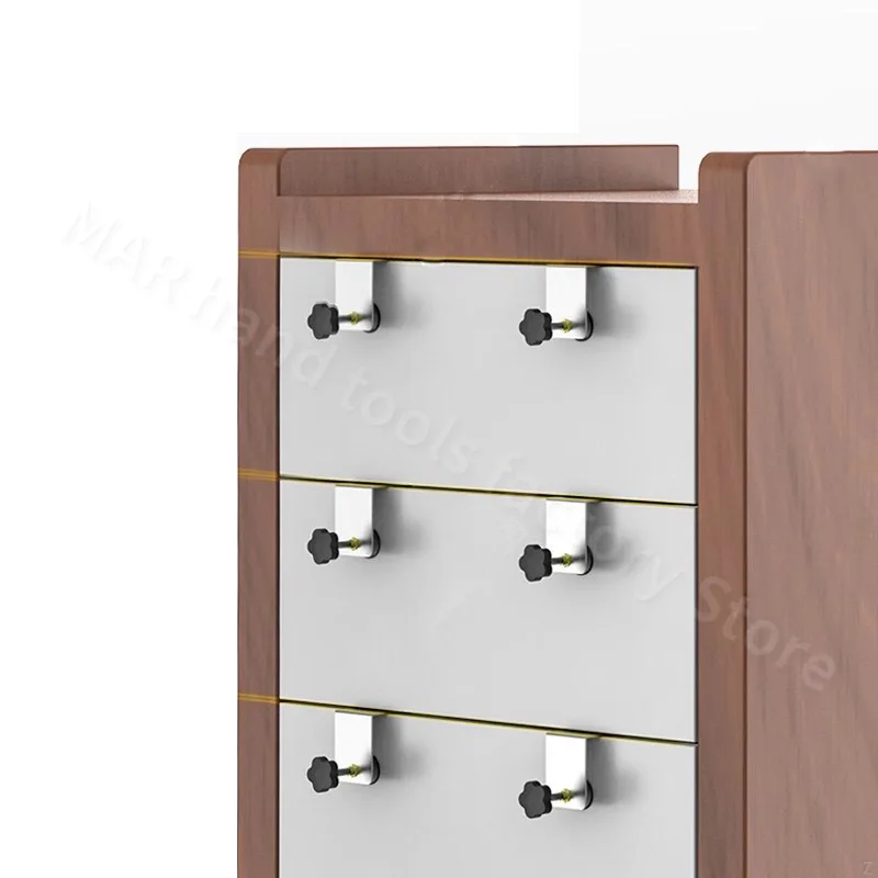 Drawer Installation Fixed Clamps 1PCS/2PCS/4PCS Home Decoration Cabinet Drawer Panel Install Clip Woodworking Auxiliary Hardware