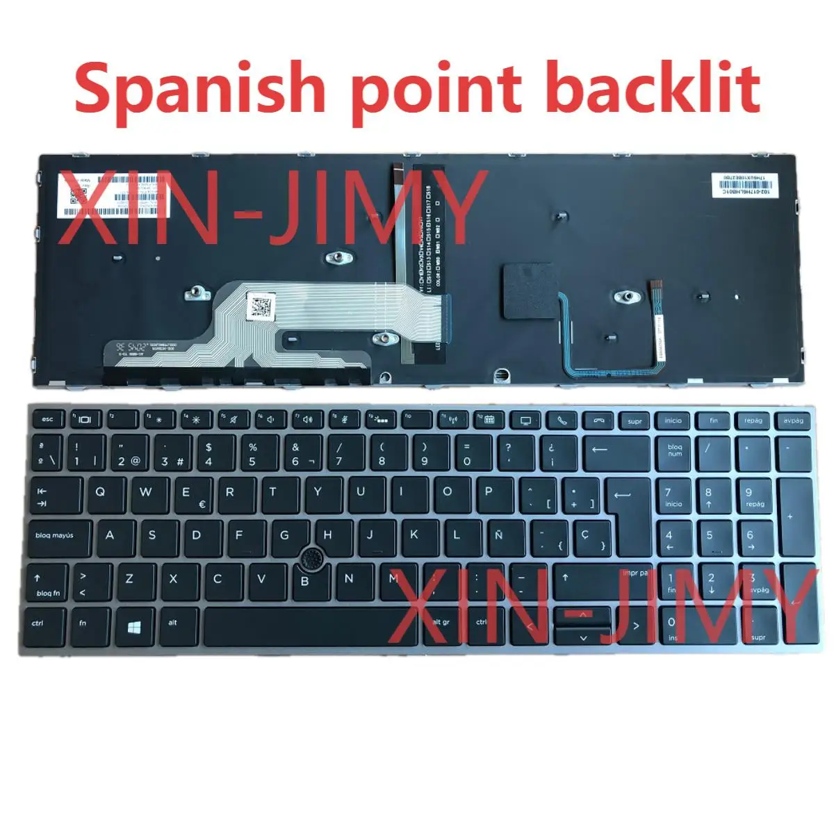 

Клавиатура с подсветкой 15 G5, испанская/летинская/французская клавиатура для ноутбука HP ZBOOK 15 G5 G6 17 G5 G6 (не жаркая) с точкой