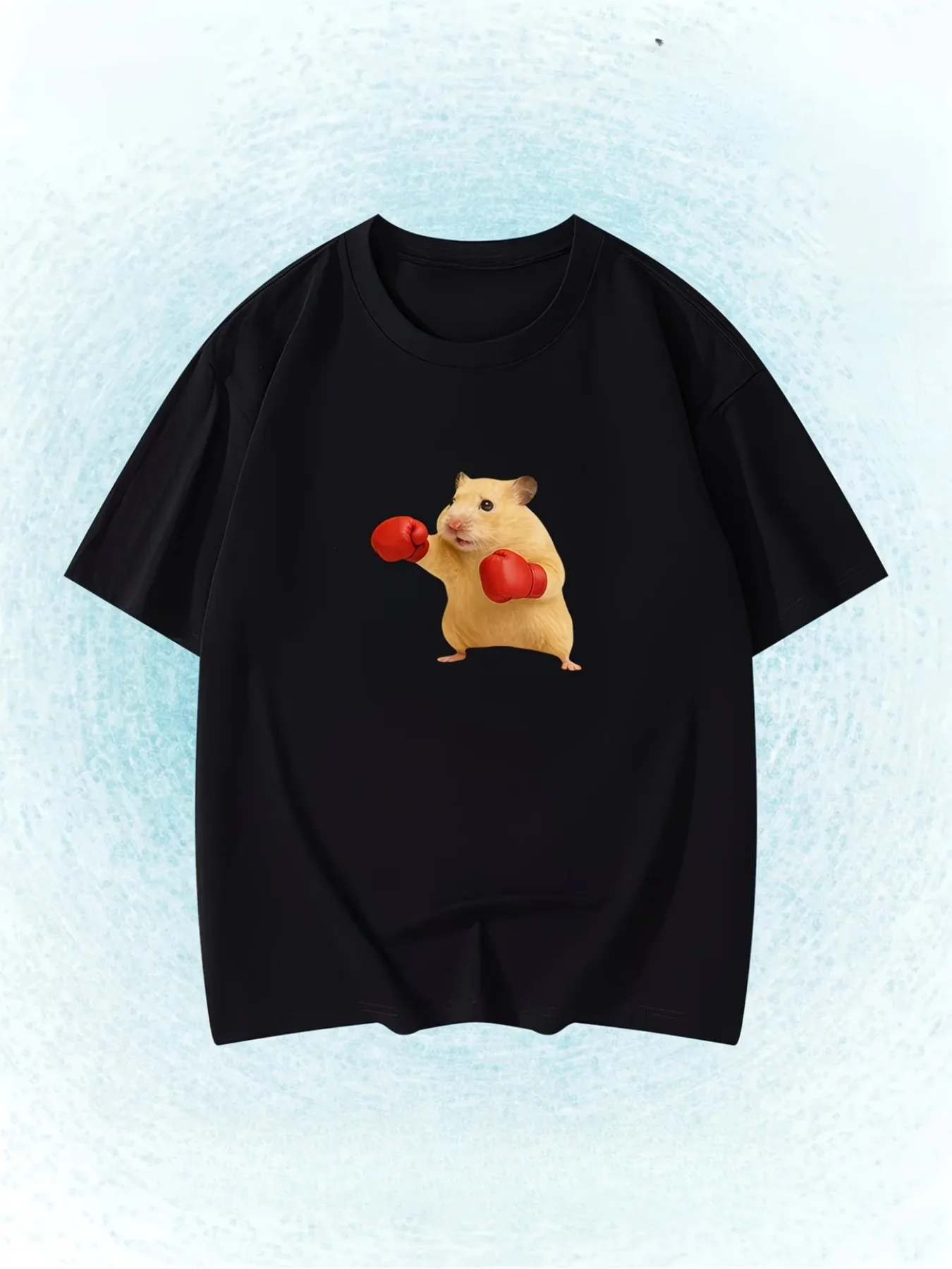 2026 New Cartoon Fun Creative Pattern Print Crew Neck T-Shirt, Summer Trendy Fashion Short Sleeve, Daily Casual Versatile Style Top